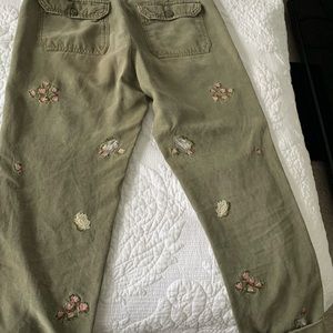 Olive green army style Lucky Brand pants size 6